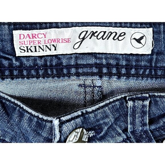 Grane Darcy Super Low Rise Skinny Jeans Size 9 - 31 x 31 - Picture 3 of 5